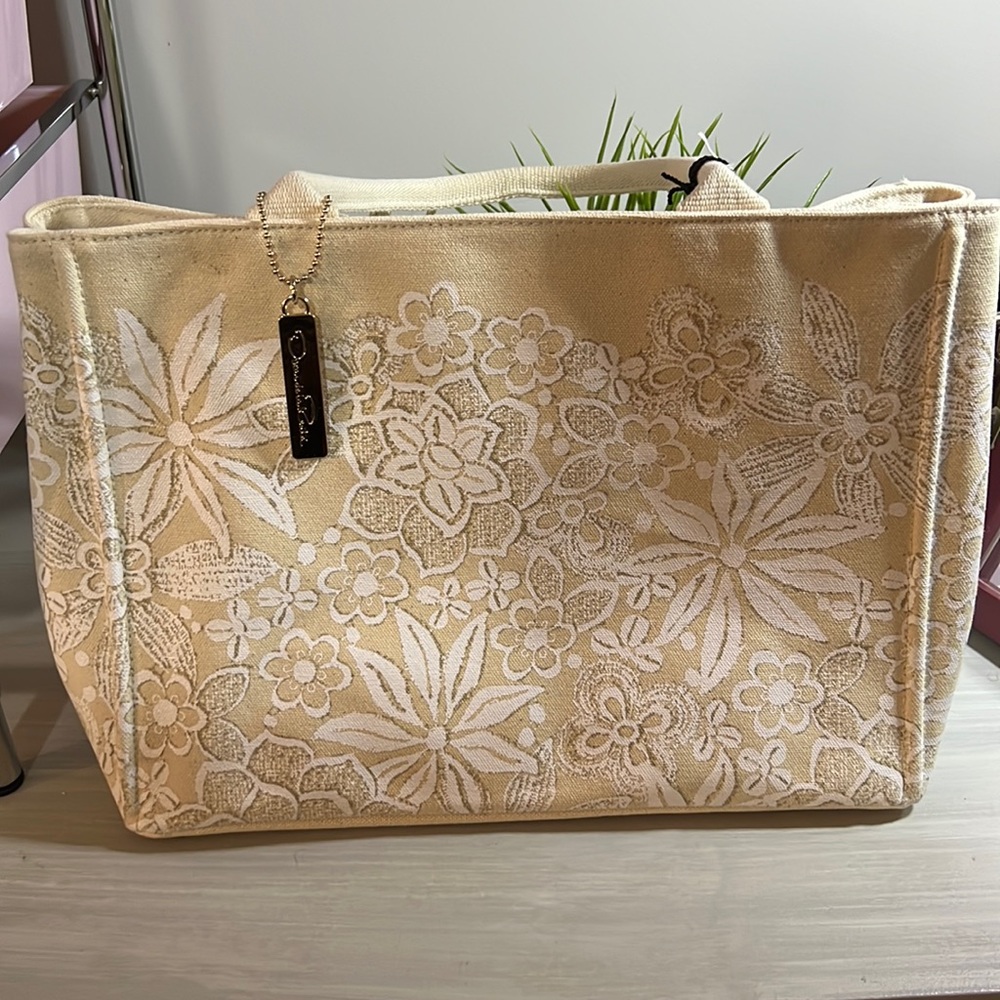 Cream Canvas Tote